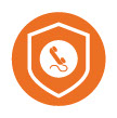 Shentel Business Product Icons Robocall Blocking Orange 