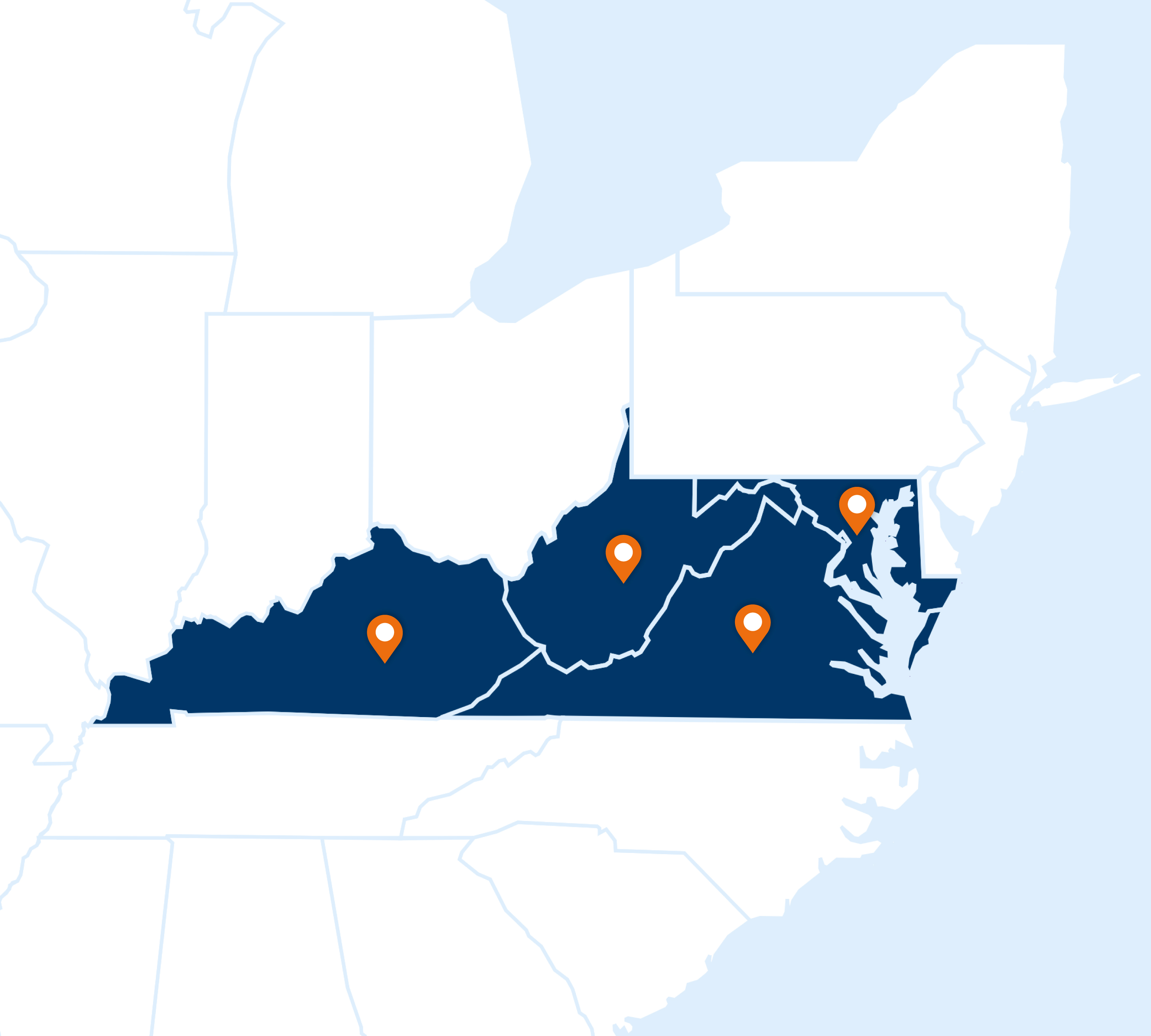 Shentel Network Map