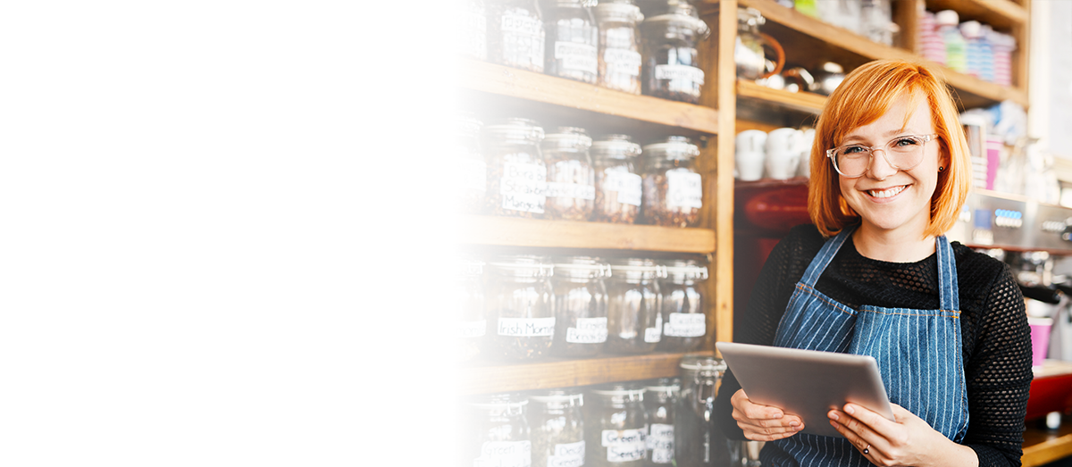 Small Business Owner Using Internet Services